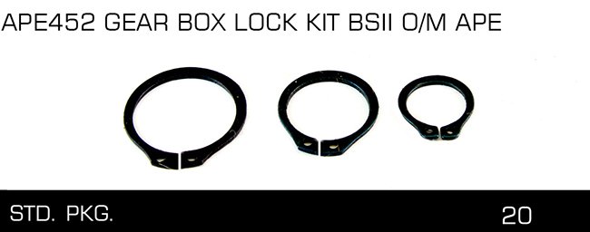 APE452 GEAR BOX LOCK KIT BSII 0-M APE